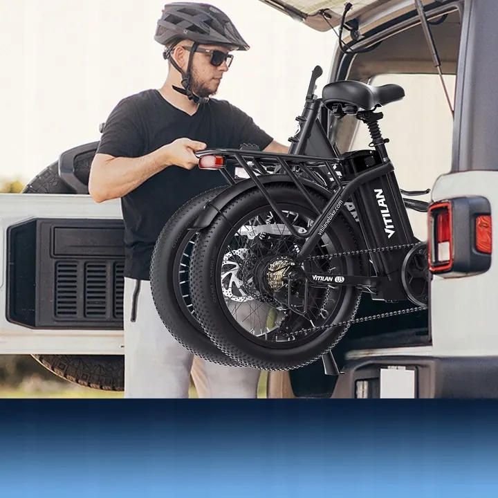 20-inch frame size of VITILAN U3 electric bicycle