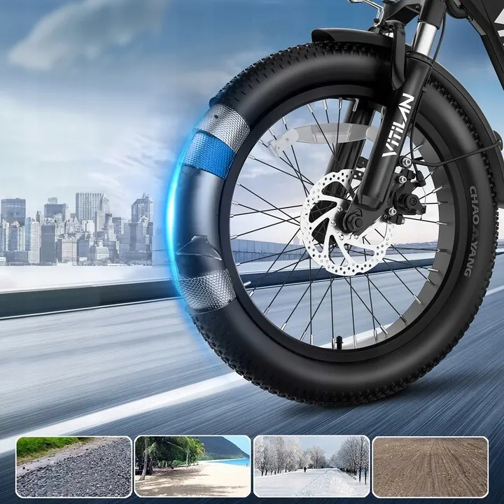 VITILAN U3 electric bike with 750W motor and 48V13AH battery
