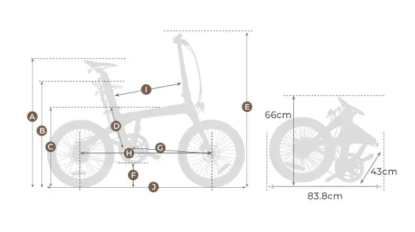 ADO Air Carbon Foldable Bike