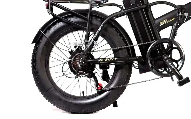 Allegro City Foldable Ebike on the road