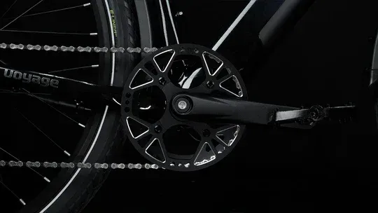 Cyrusher Asuka Trekking E-Bike drivetrain