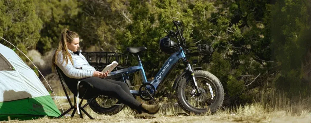 Cyrusher Glider Cargo E-Bike on the road