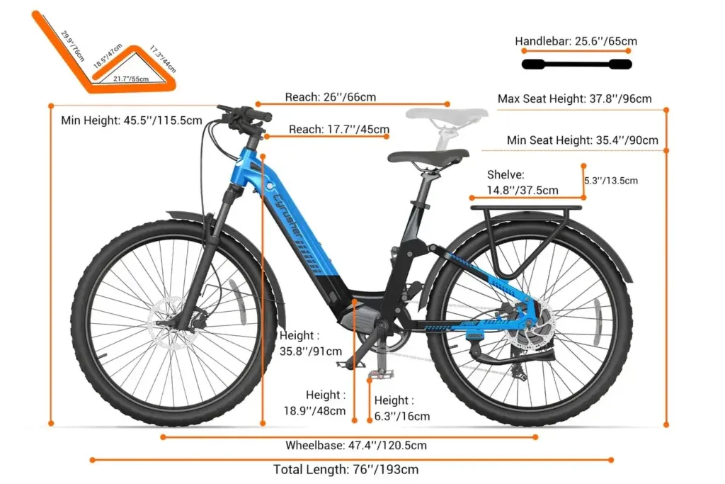 Cyrusher Sprint Electric City Bike