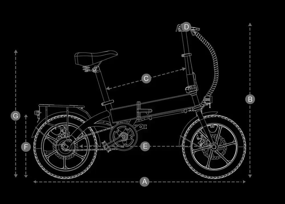 DYU A1F Electric Foldable Bike