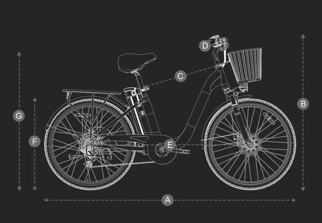 DYU C6 Pro 26 Inch City Electric Bike