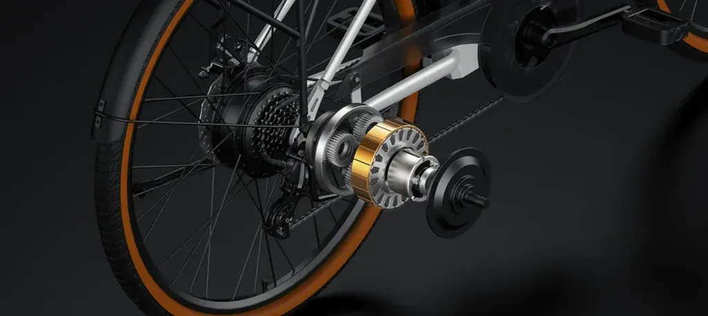 DYU C6 Pro Shimano derailleur