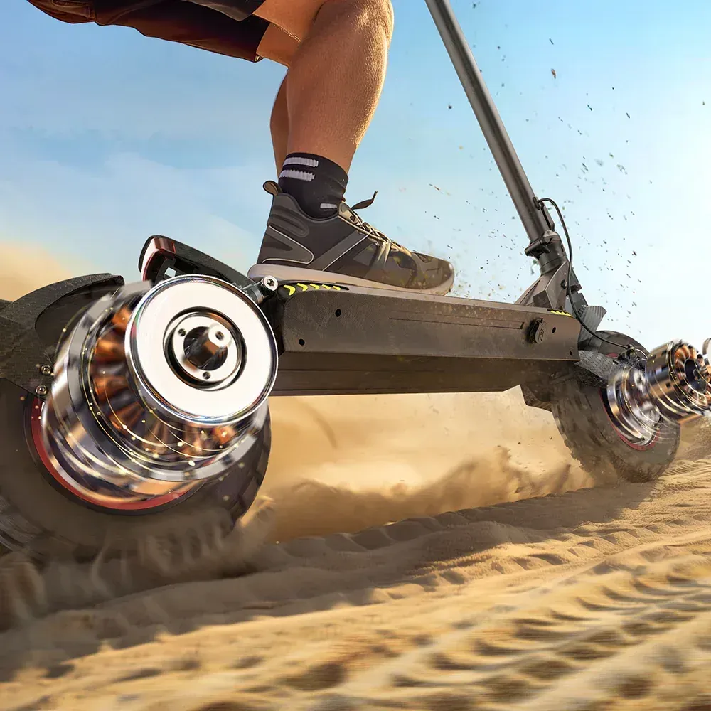 Dual drive system of iScooter iX7Pro