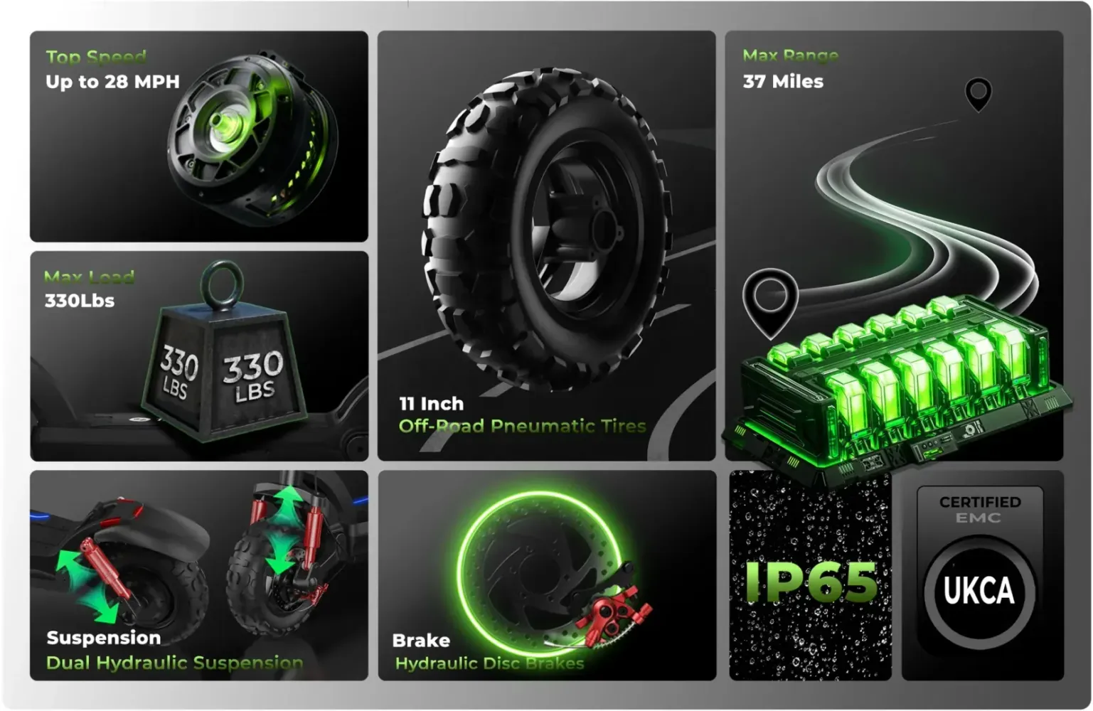 Isinwheel GT2 Off-Road Electric Scooter