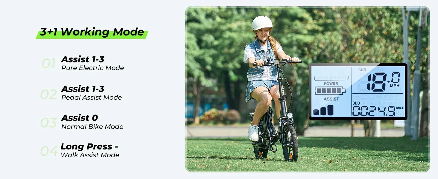 Isinwheel U4 Electric Bike in action