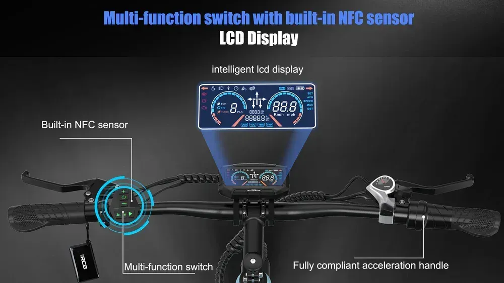 RCB G5 Electric Bike with removable battery