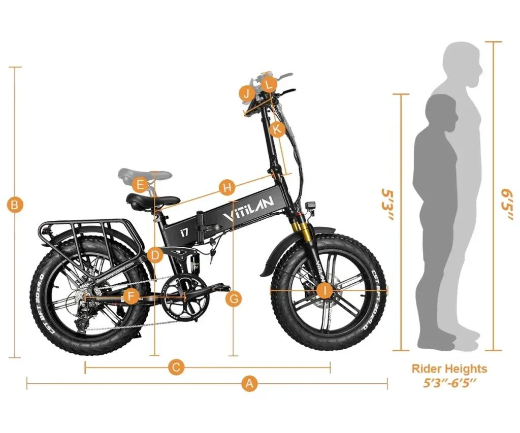 Vitilan I7 Pro Folding Full Suspension Electric Bike