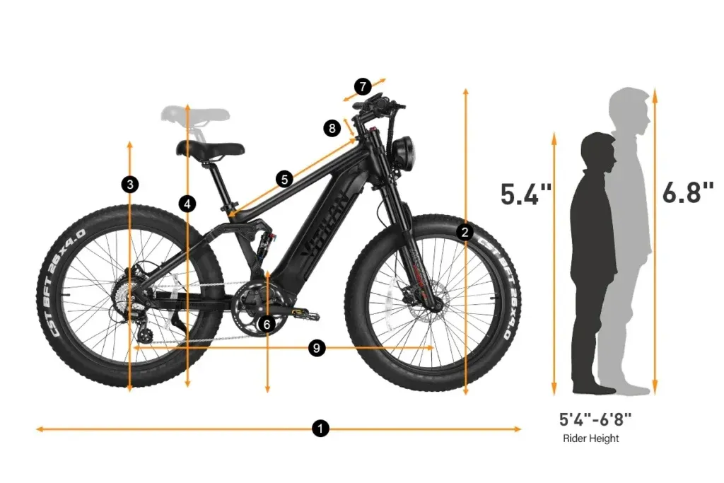Vitilan T7 Full Suspension Mountain E-bike