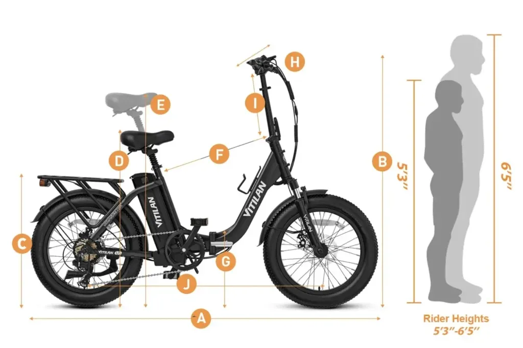 Vitilan U3 Full Suspension Foldable Fat Tire Electric Bike