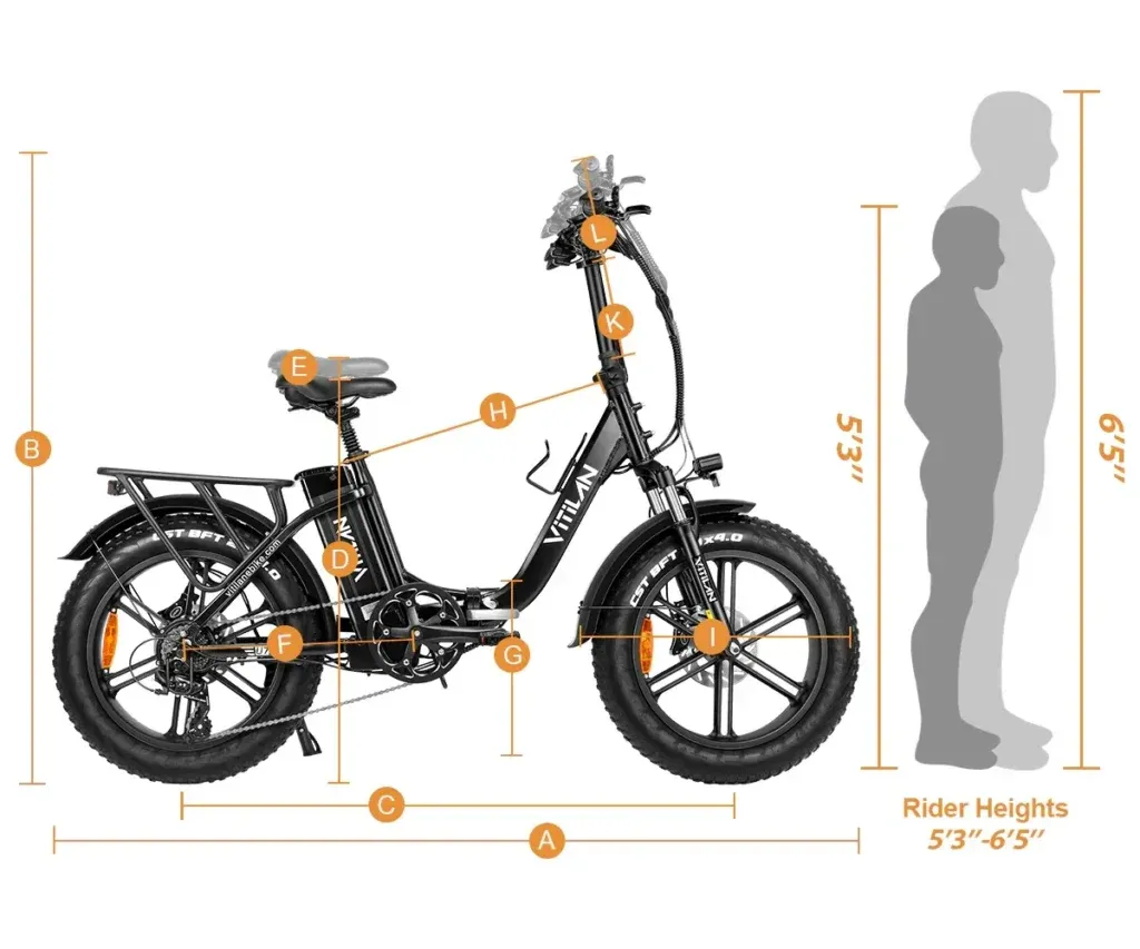 Vitilan U7 Step-thru Foldable Fat Tire Electric Bike